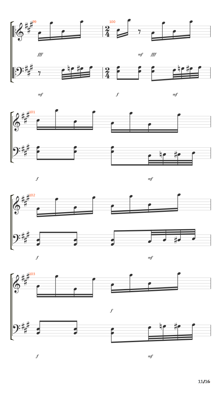 Turkish March吉他谱