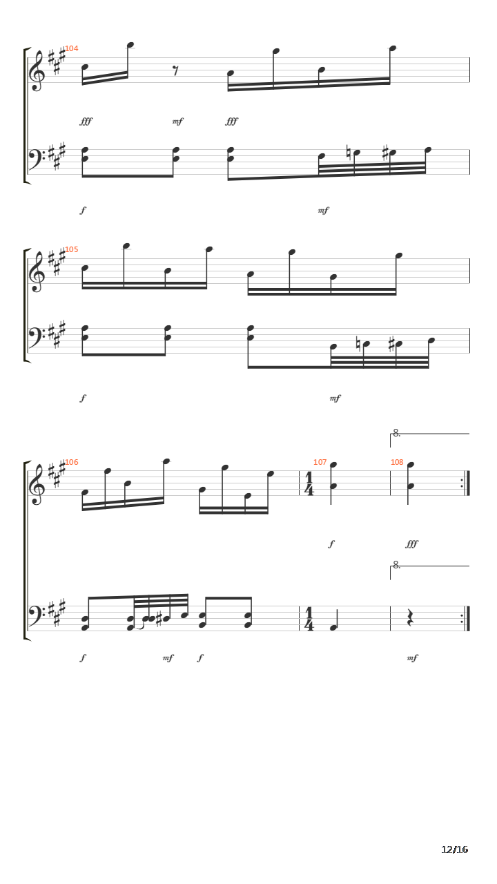 Turkish March吉他谱