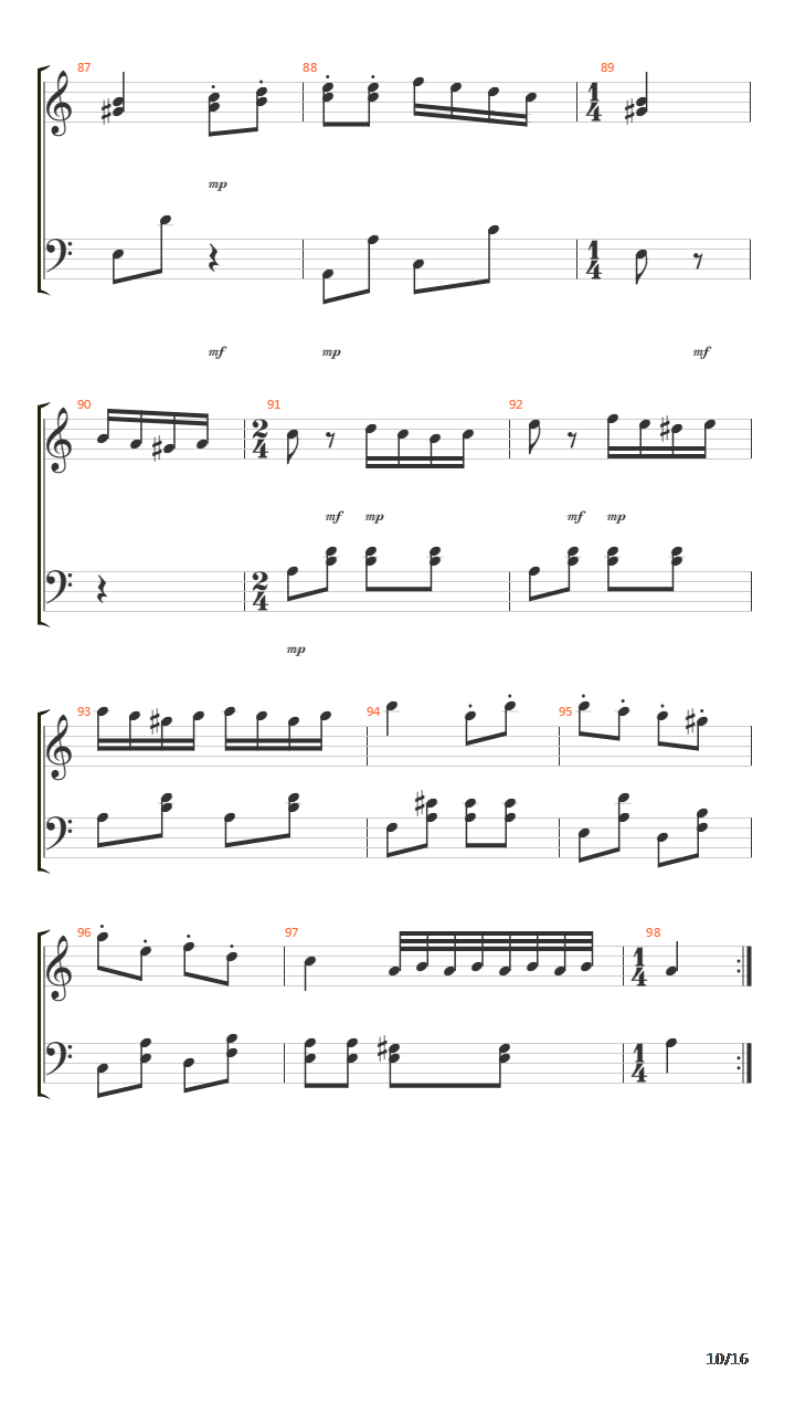 Turkish March吉他谱