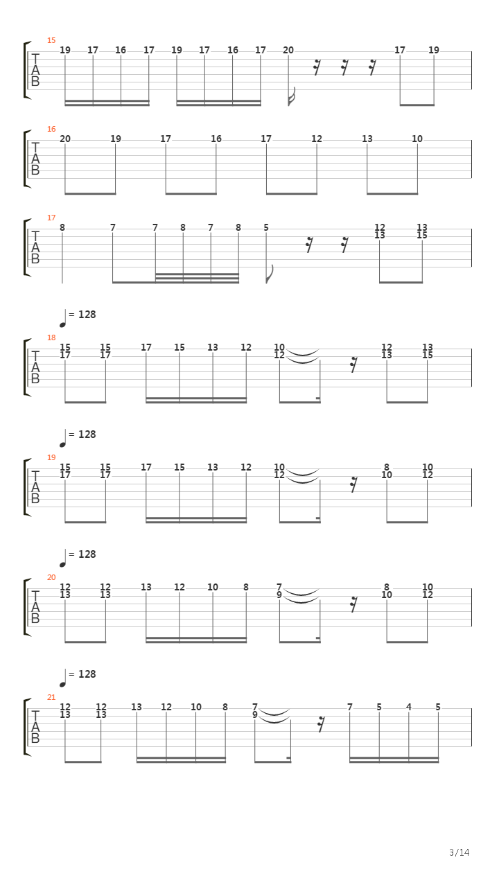 土耳其进行曲吉他谱