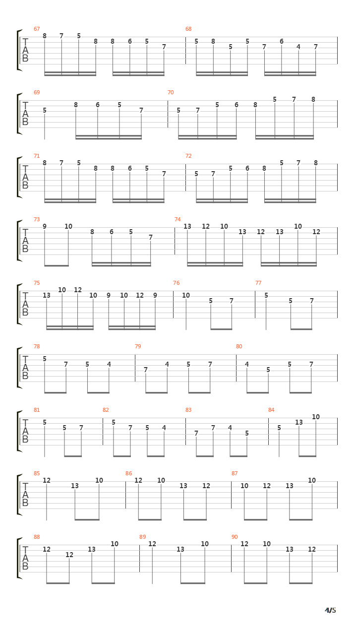 土耳其进行曲吉他谱