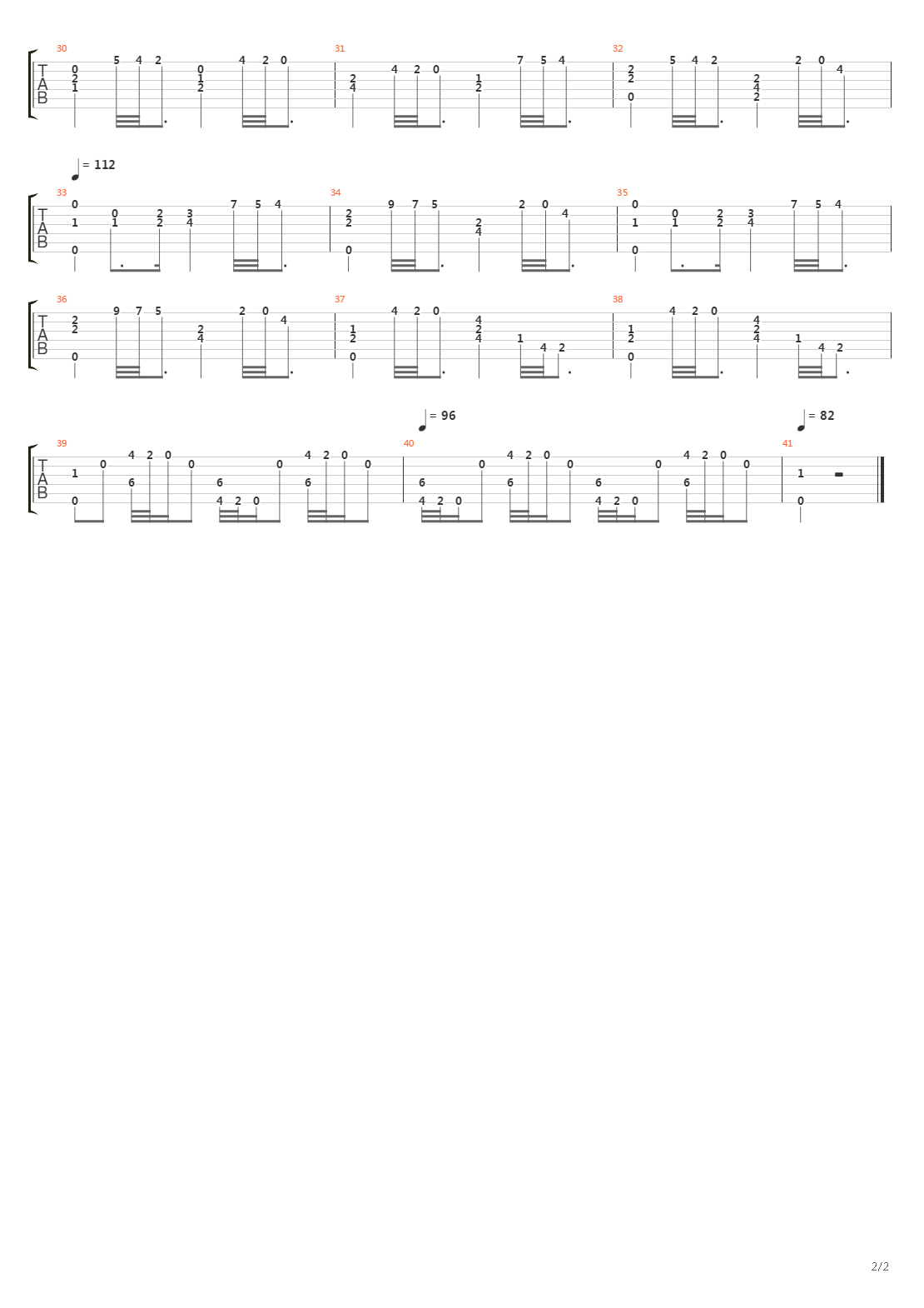 Estudio No 11吉他谱