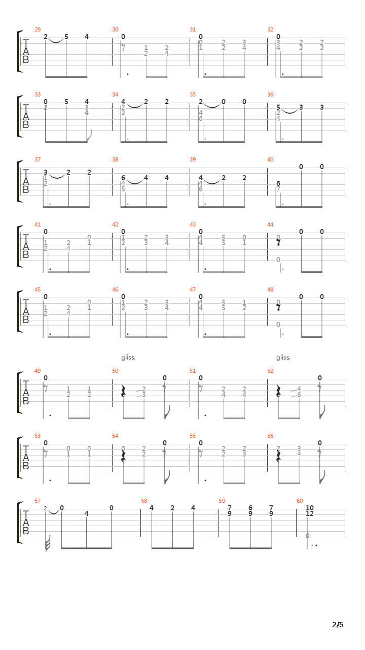 Etudes Op.6 No.6（12首练习曲 作品6号 No.6）吉他谱