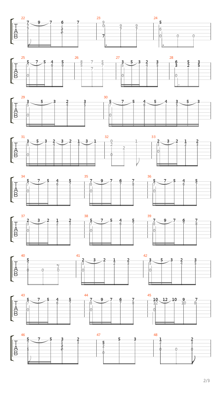 Opus 31 No 15吉他谱