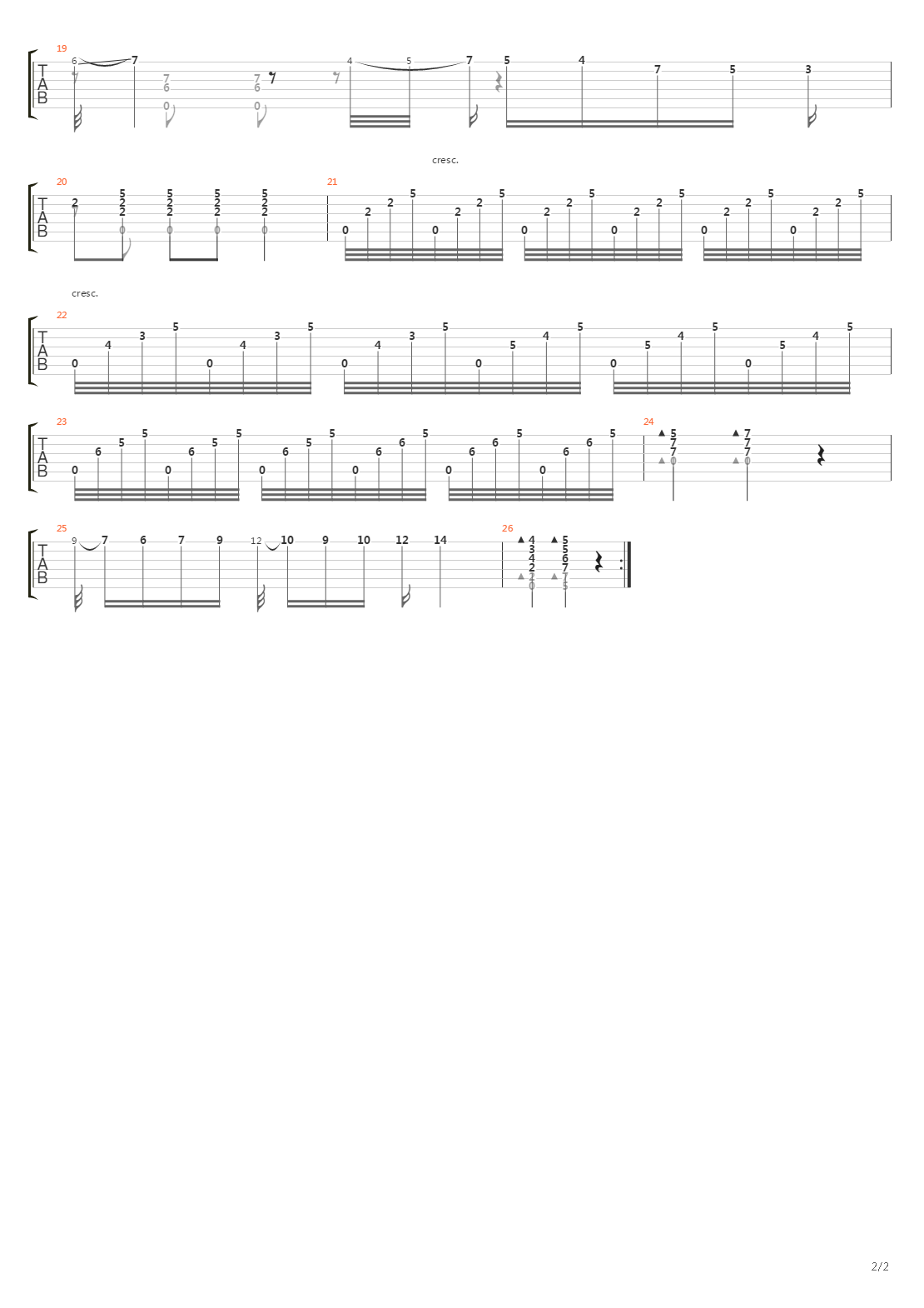 Opus 11 No 6吉他谱