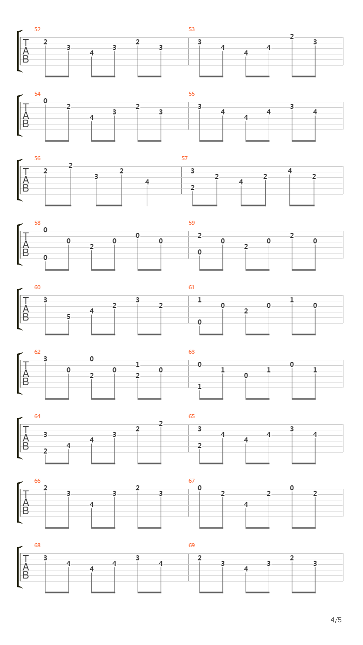 Study In Em吉他谱