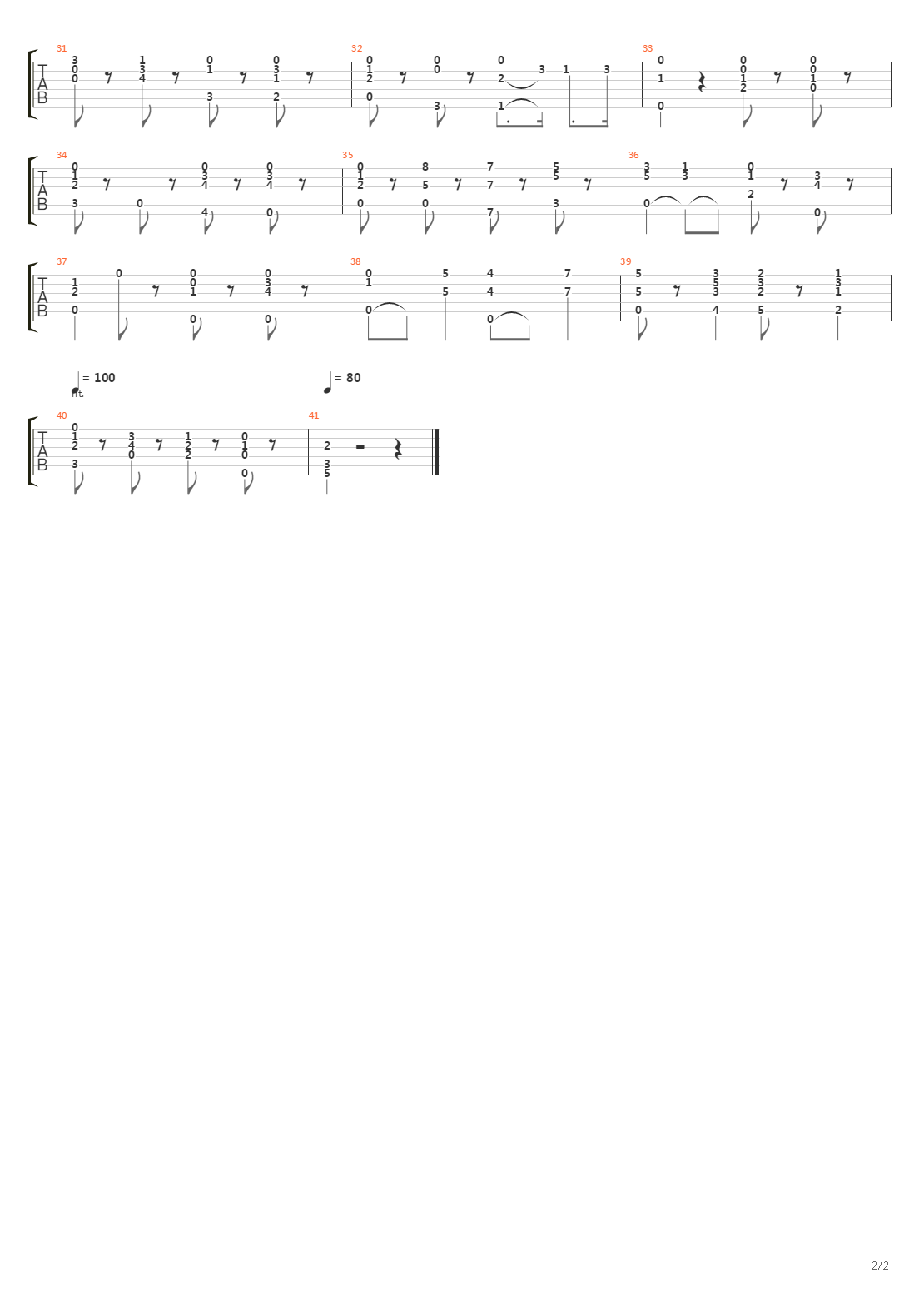 Study In A Minor吉他谱