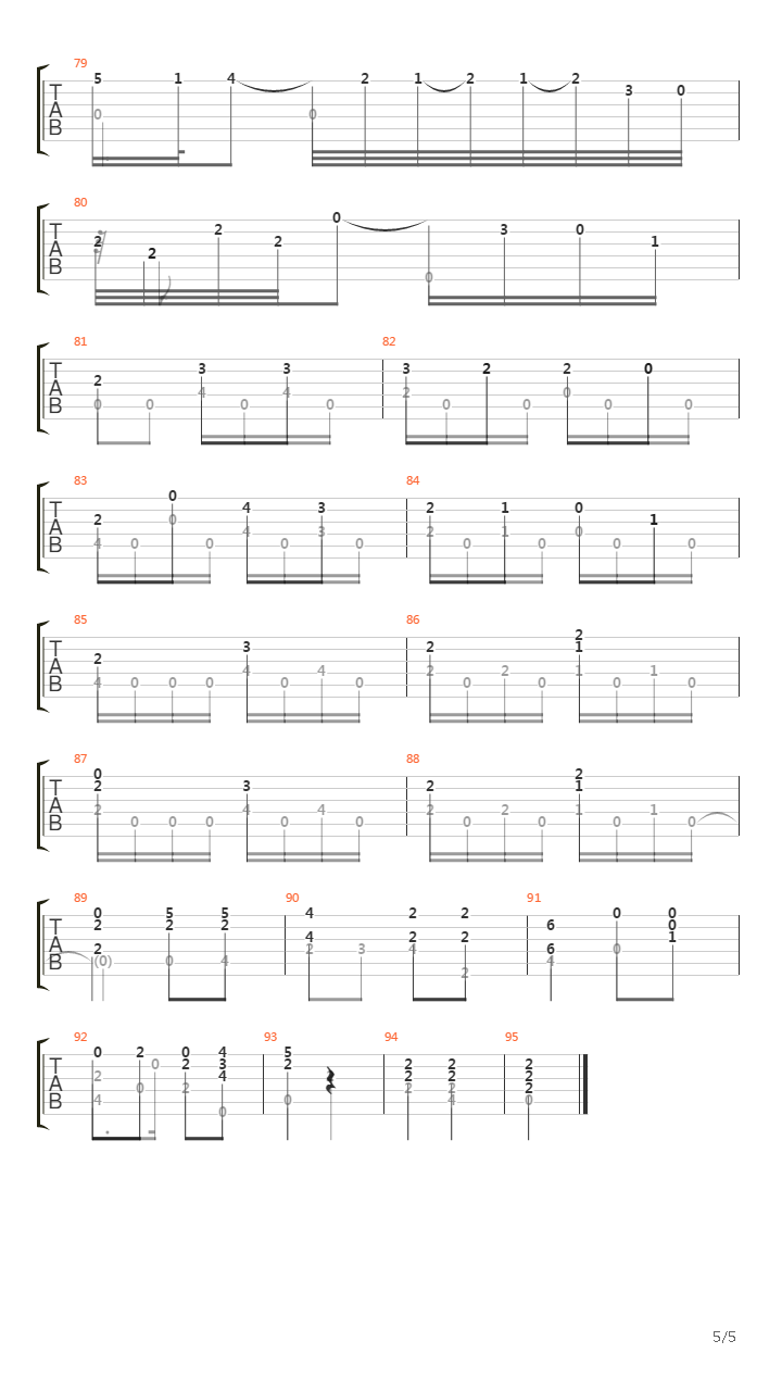 Opus 45 No 5 Petite Piece In A吉他谱