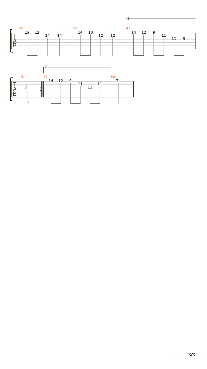 月光吉他谱