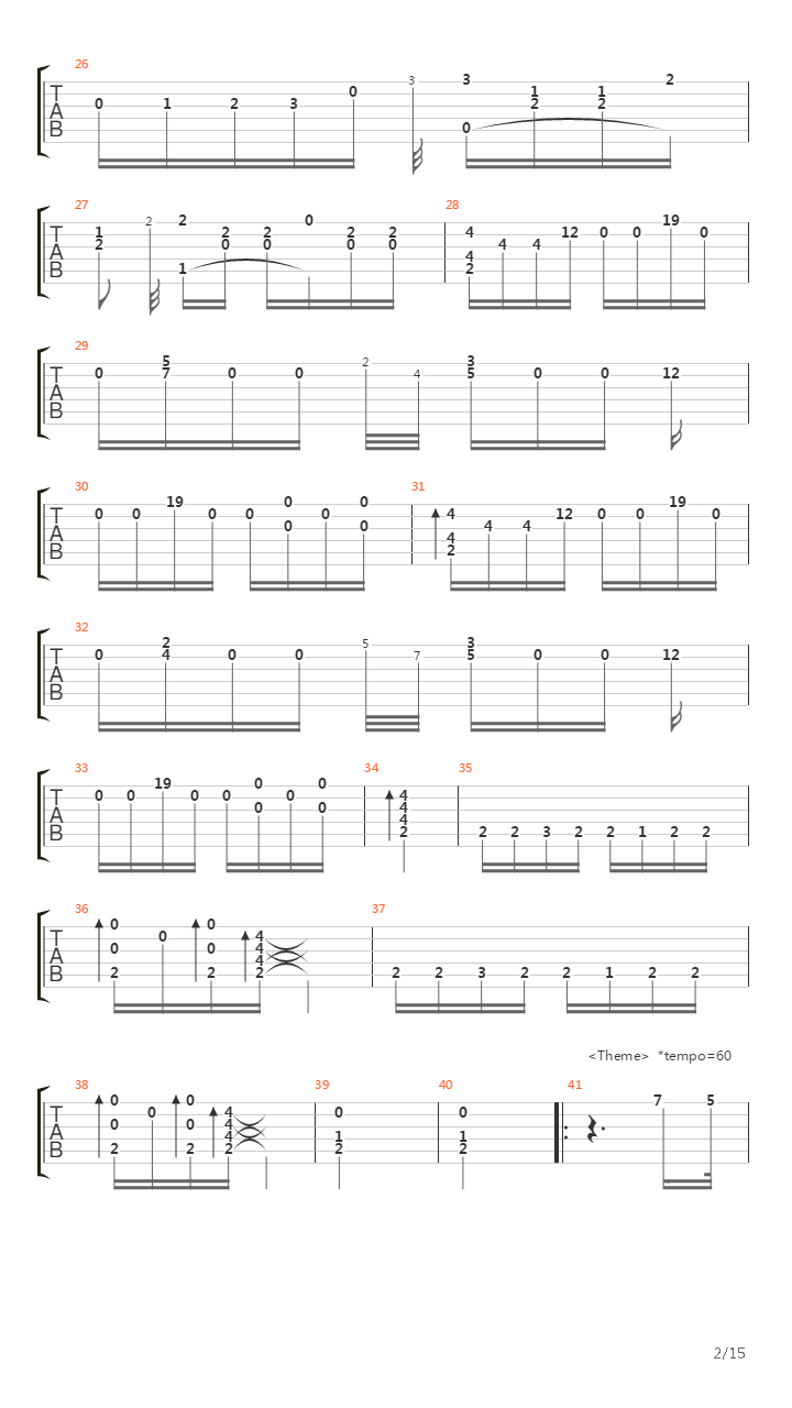 Variations From The Magic Flute吉他谱