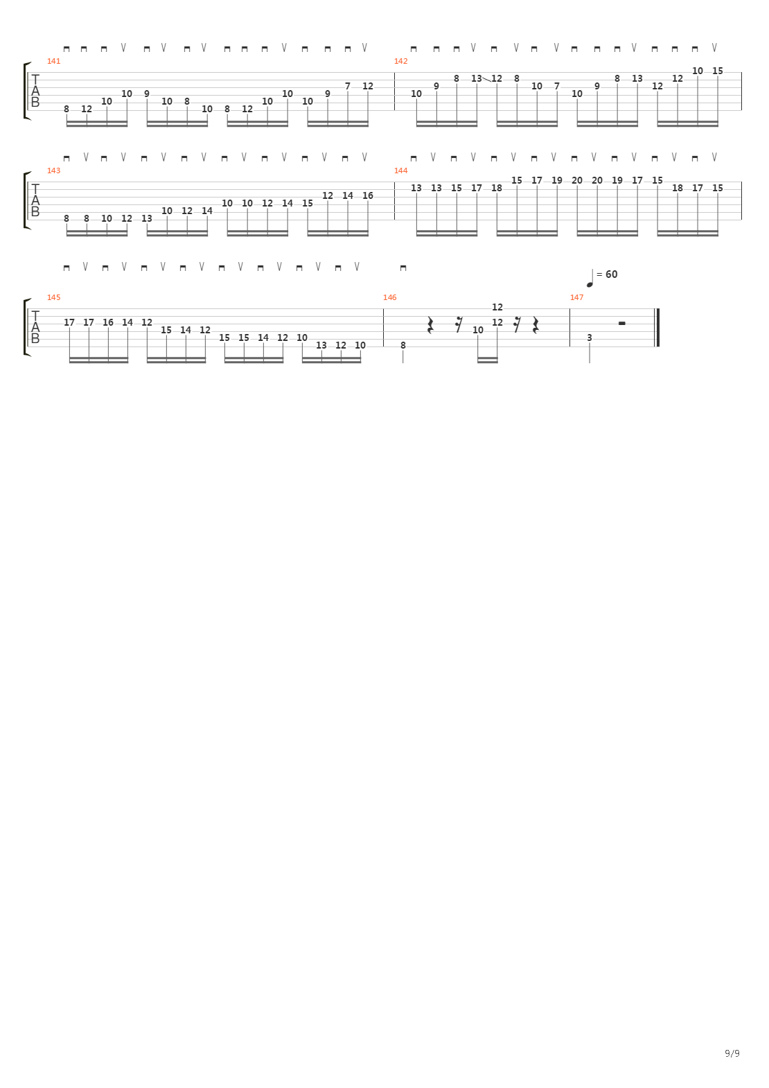 Moto Perpetuo吉他谱