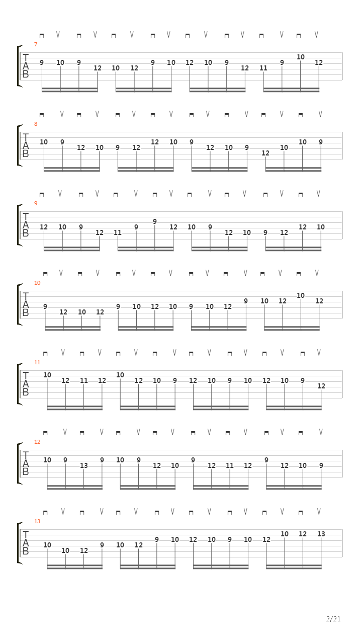 Moto Perpetuo吉他谱