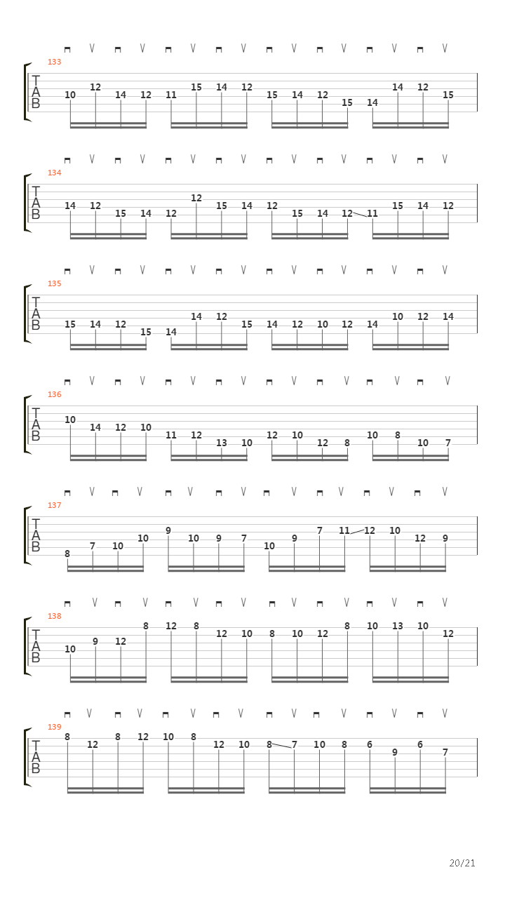 Moto Perpetuo吉他谱