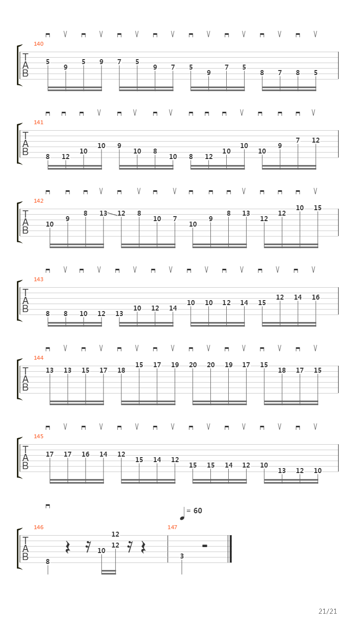 Moto Perpetuo吉他谱