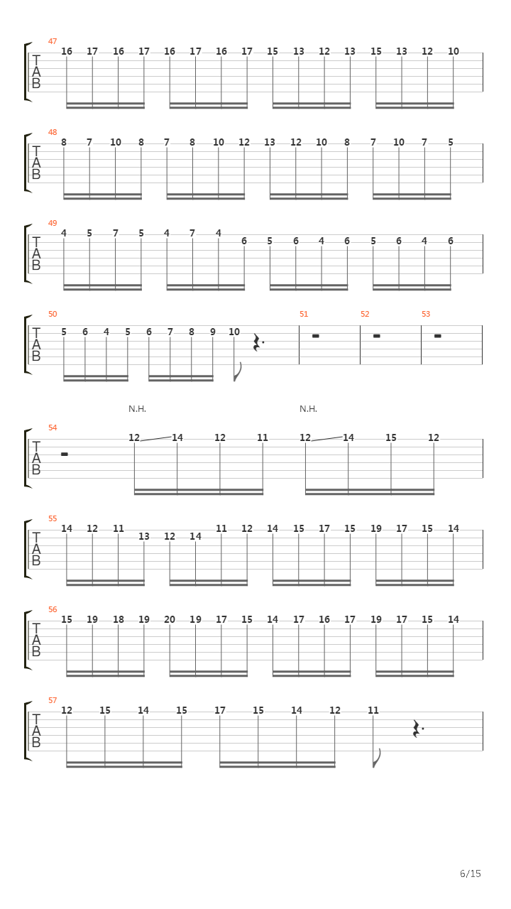 Moto Perpetuo吉他谱