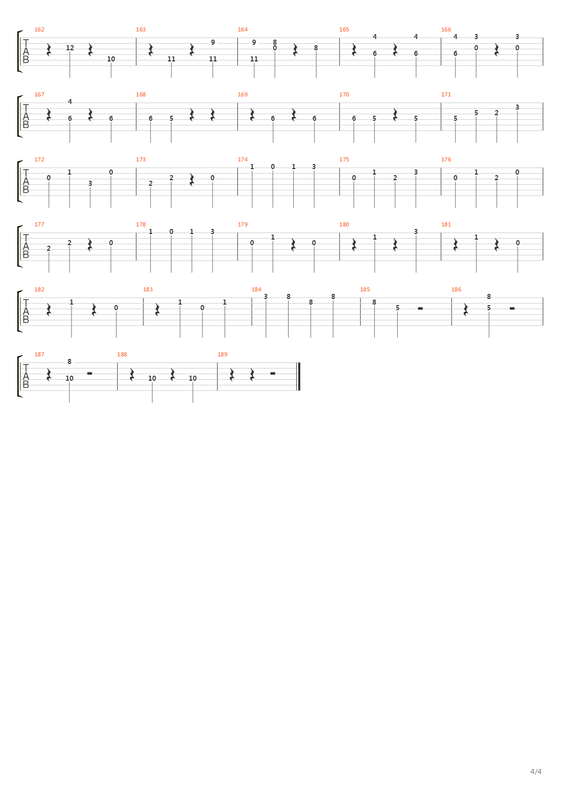 Moto Perptuo吉他谱