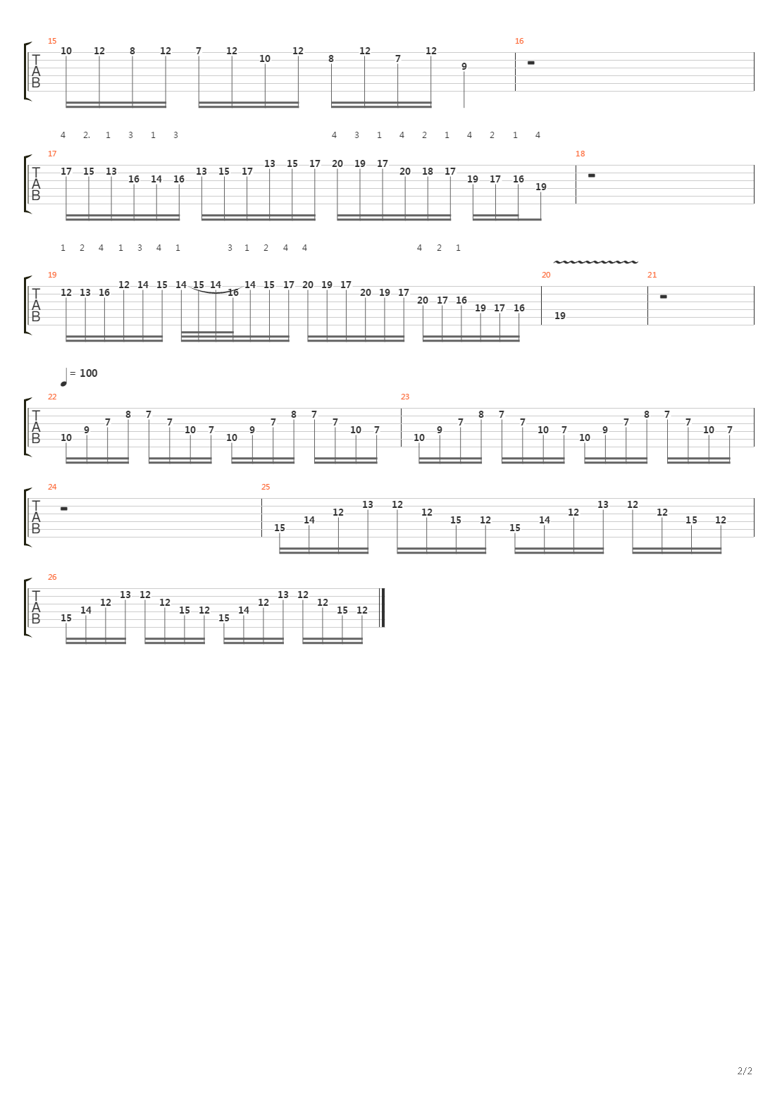 Paganini Style Speed吉他谱