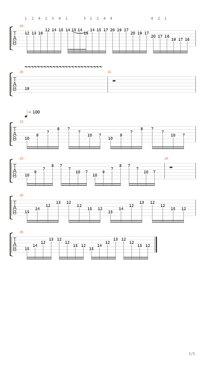 Paganini Style Speed吉他谱