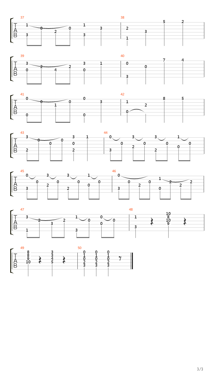 Sonatina(小奏鸣曲)吉他谱