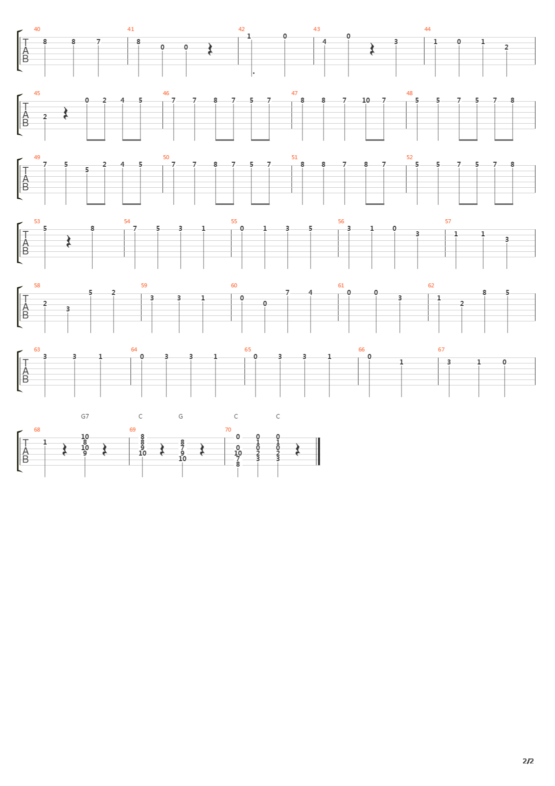 Sonatina(小奏鸣曲)吉他谱