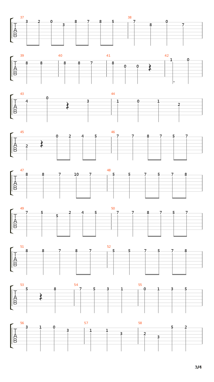 Sonatina(小奏鸣曲)吉他谱