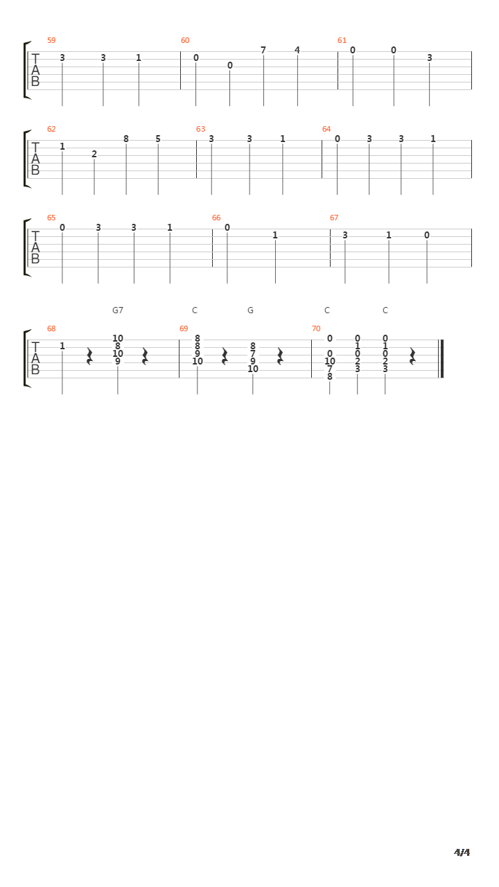 Sonatina(小奏鸣曲)吉他谱