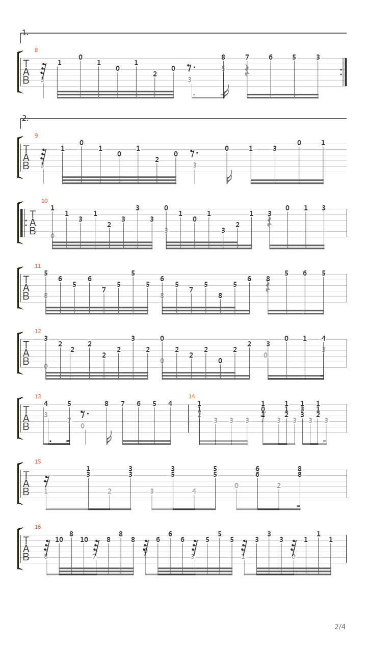 Sonata No 14 In F Ms 84(奏鸣曲)吉他谱