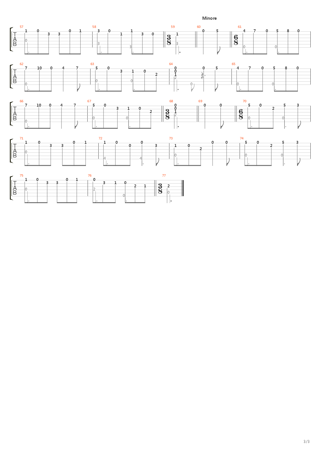 Sonata No 15 In C Ms 84(奏鸣曲)吉他谱
