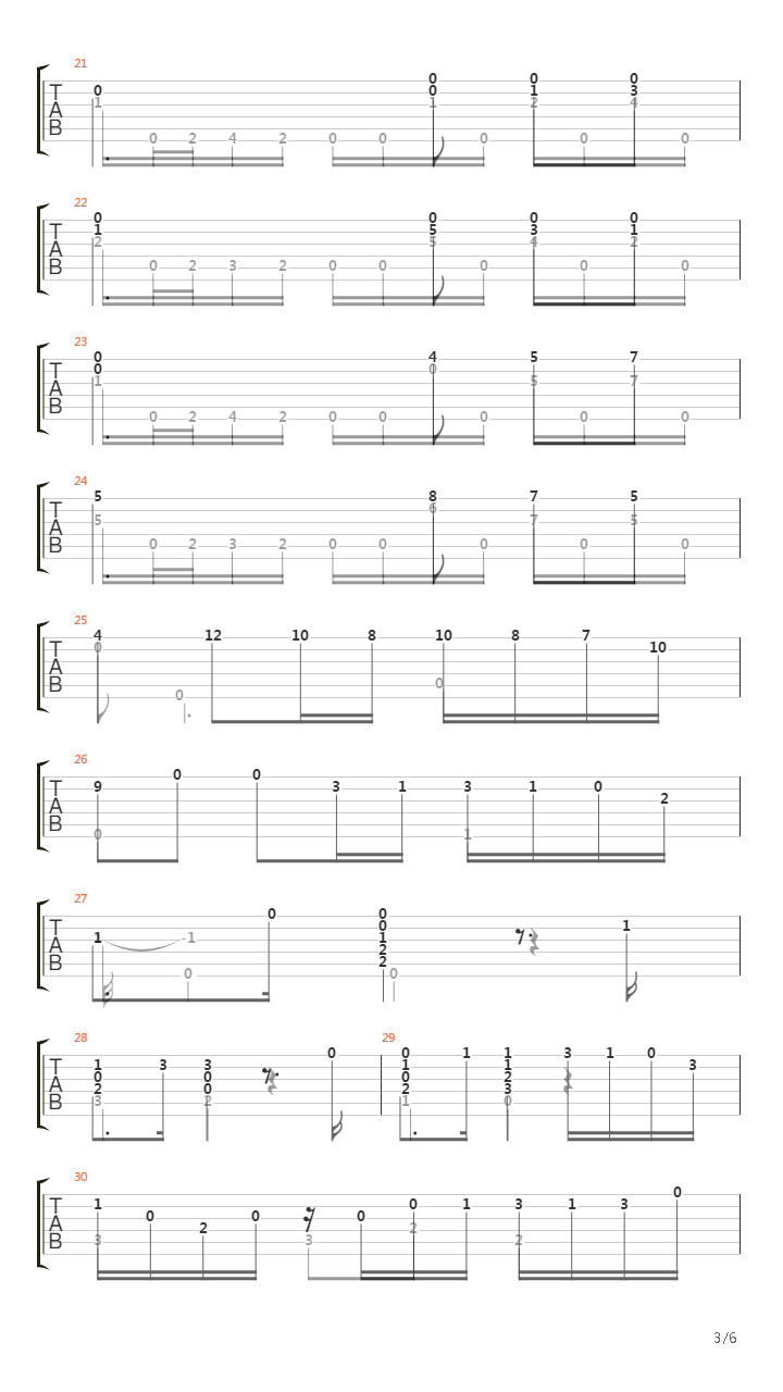 Sonata No 15 In C Ms 84(奏鸣曲)吉他谱