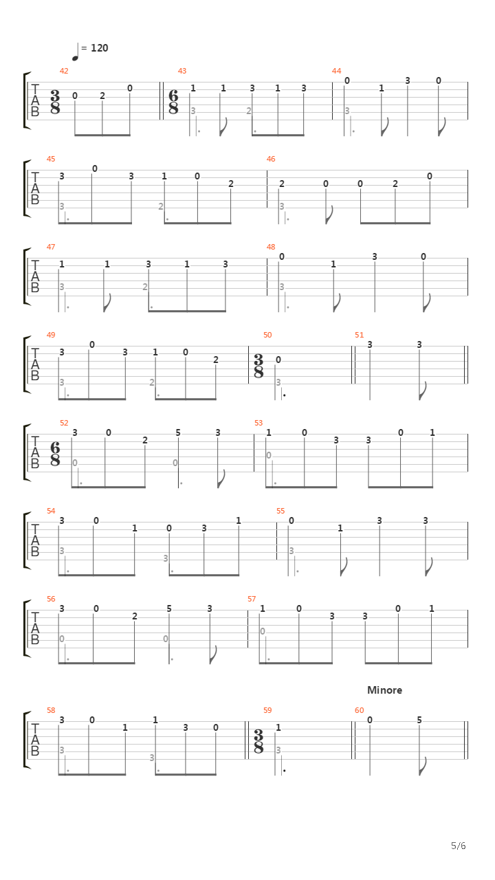 Sonata No 15 In C Ms 84(奏鸣曲)吉他谱