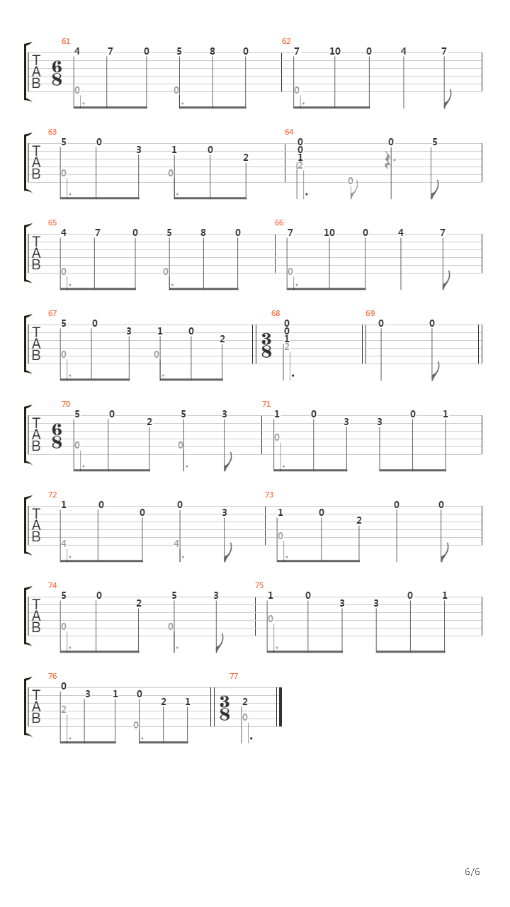 Sonata No 15 In C Ms 84(奏鸣曲)吉他谱