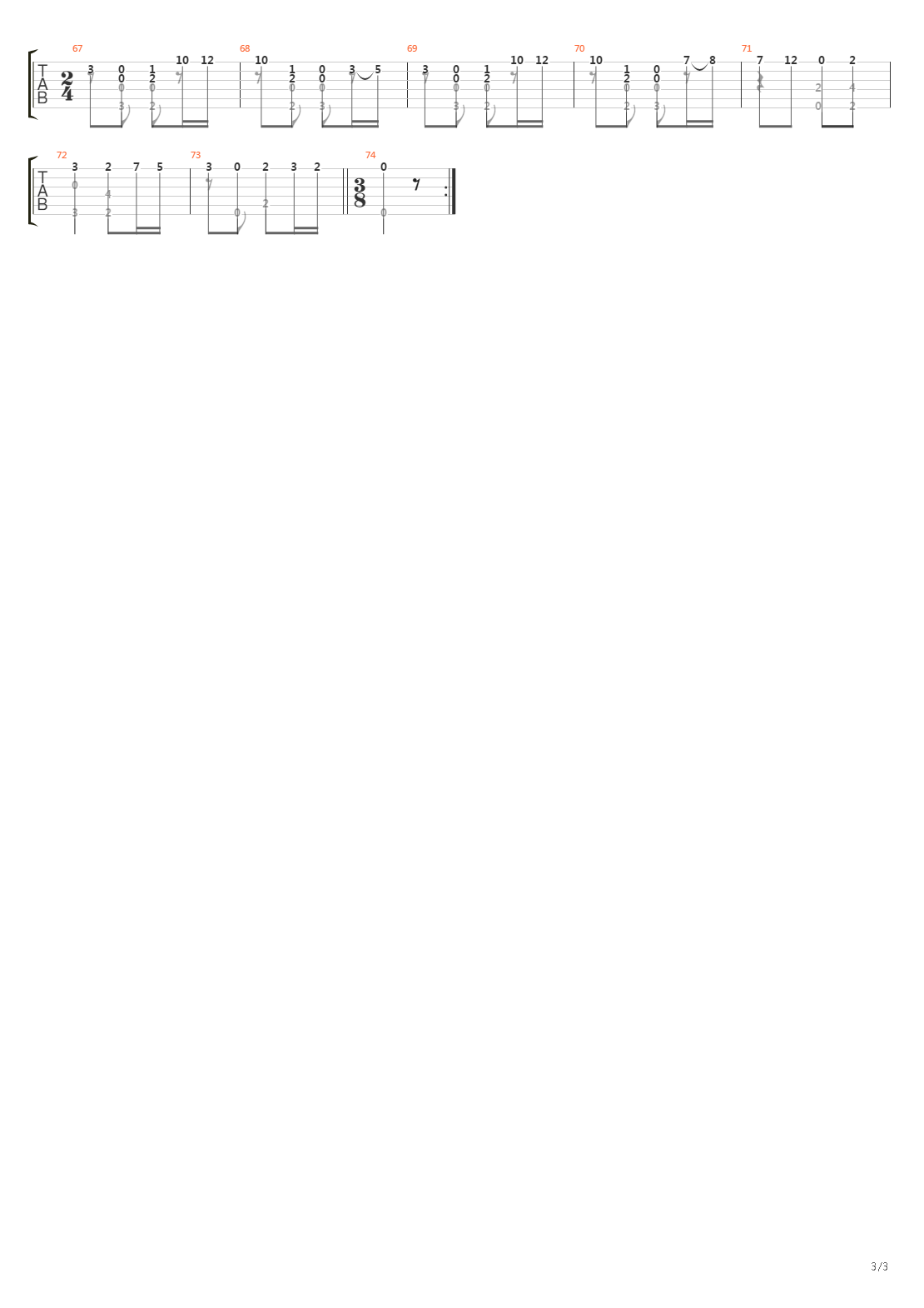 Sonata No 16 In E Ms 84(奏鸣曲)吉他谱