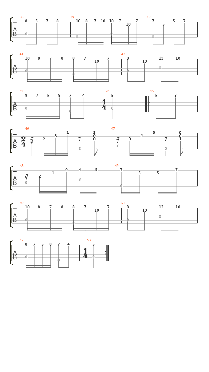 Sonata No 18 In A Ms 84(奏鸣曲)吉他谱