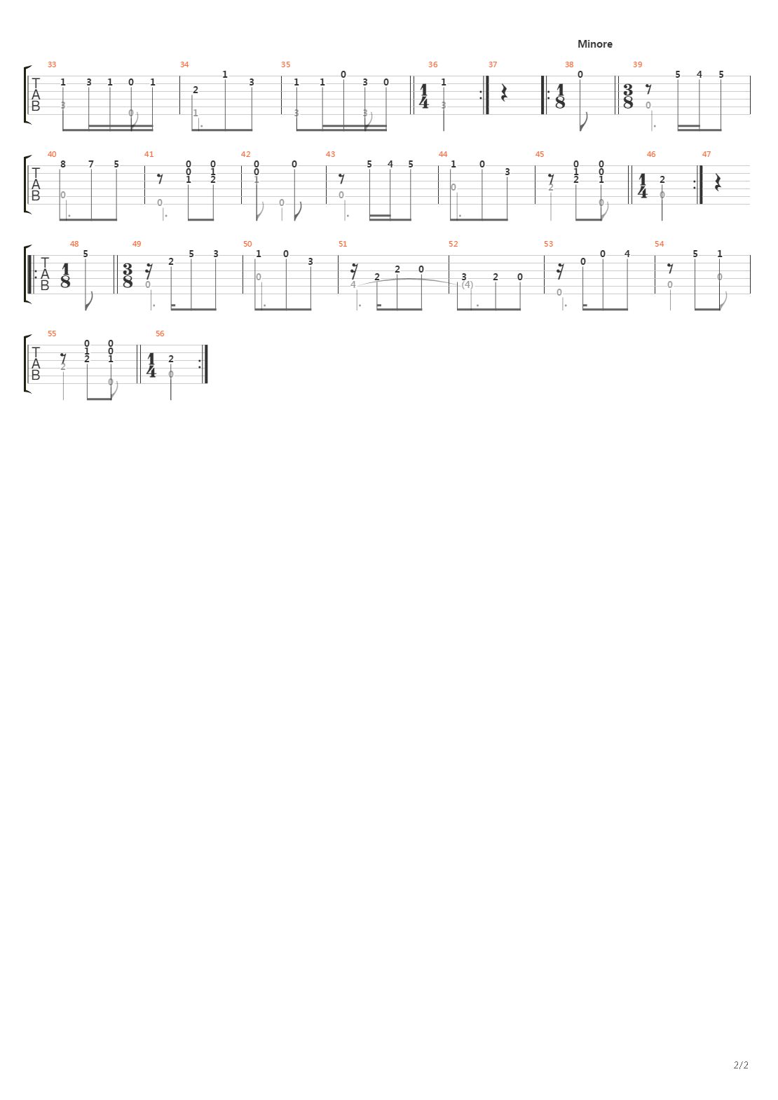 Sonata No 20 In C Ms 84(奏鸣曲)吉他谱