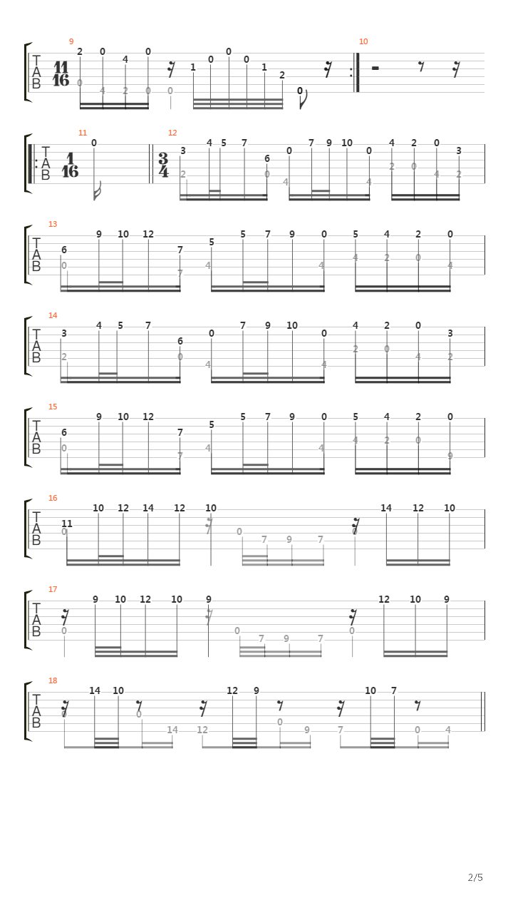 Sonata No 23 In A Ms 84(奏鸣曲)吉他谱