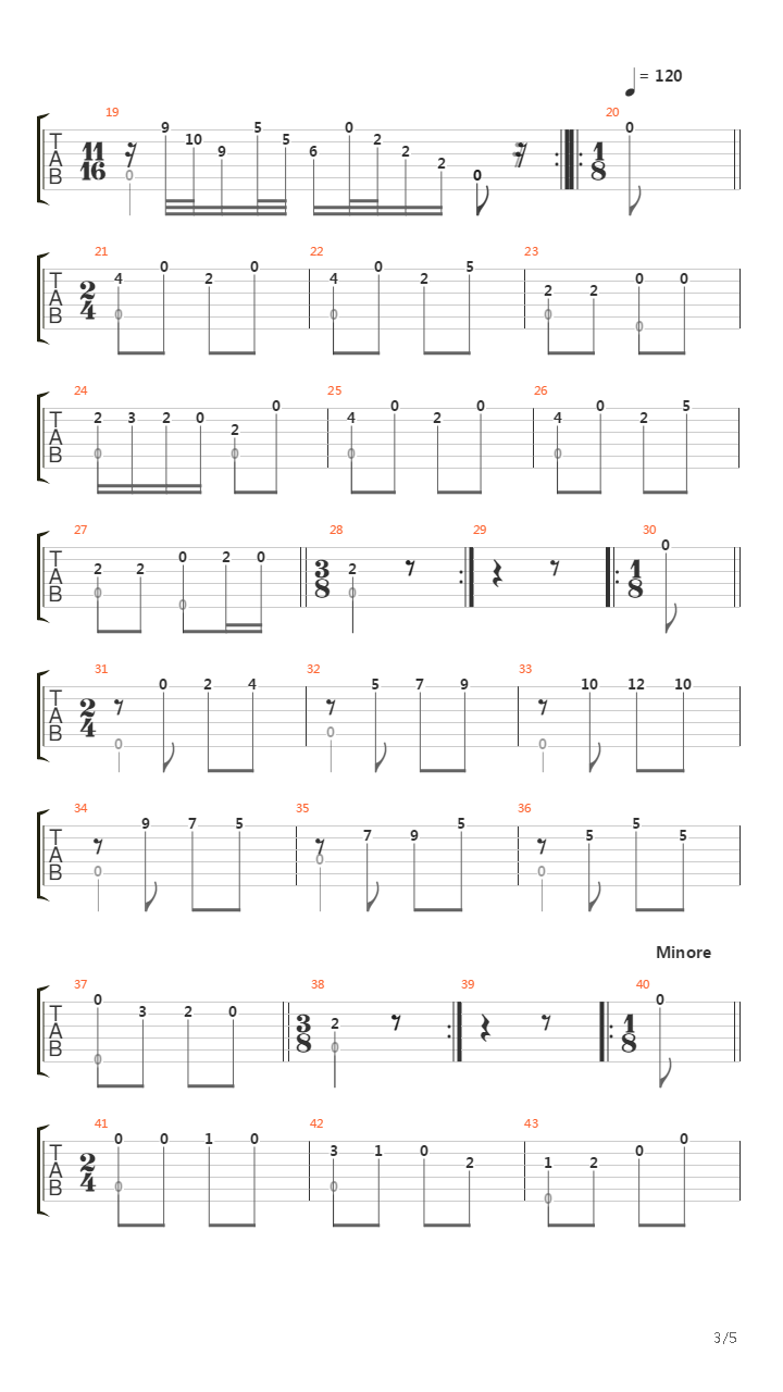 Sonata No 23 In A Ms 84(奏鸣曲)吉他谱