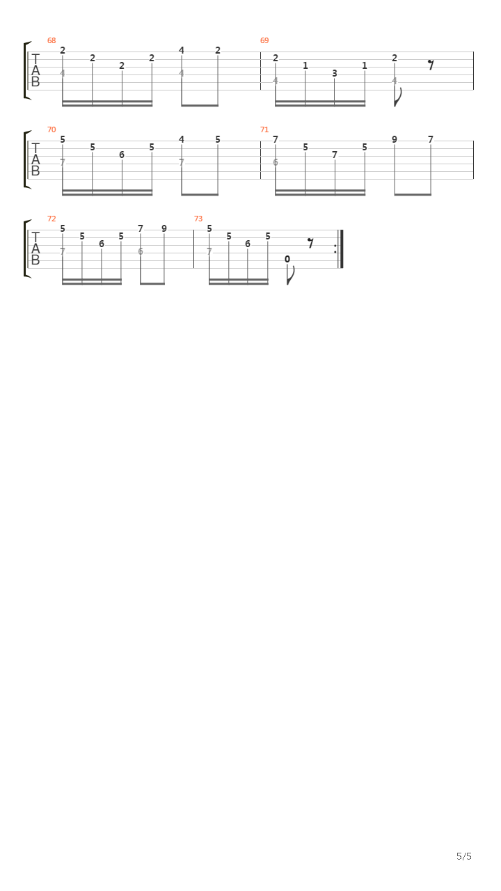 Sonata No 23 In A Ms 84(奏鸣曲)吉他谱