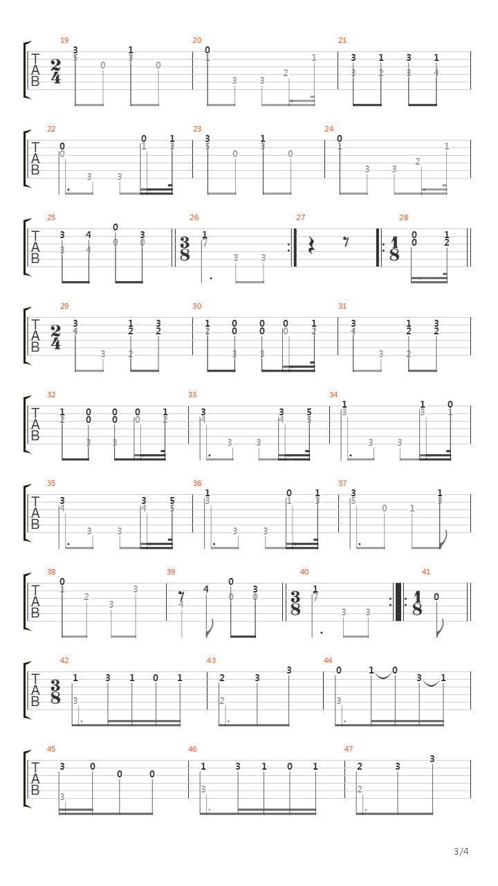 Sonata No 31 In C Ms 84(奏鸣曲)吉他谱