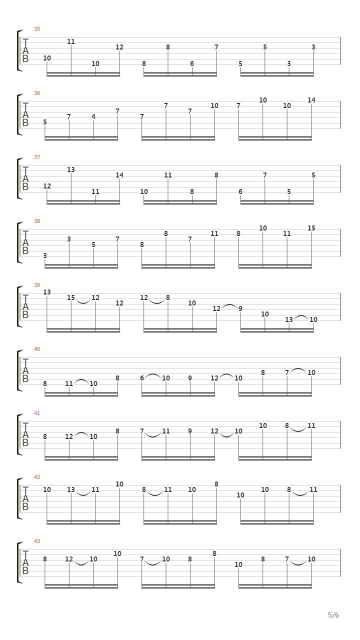 二十四首随想曲 No 16吉他谱