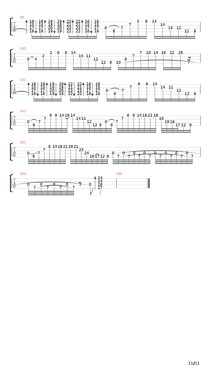 二十四首随想曲 No 24吉他谱