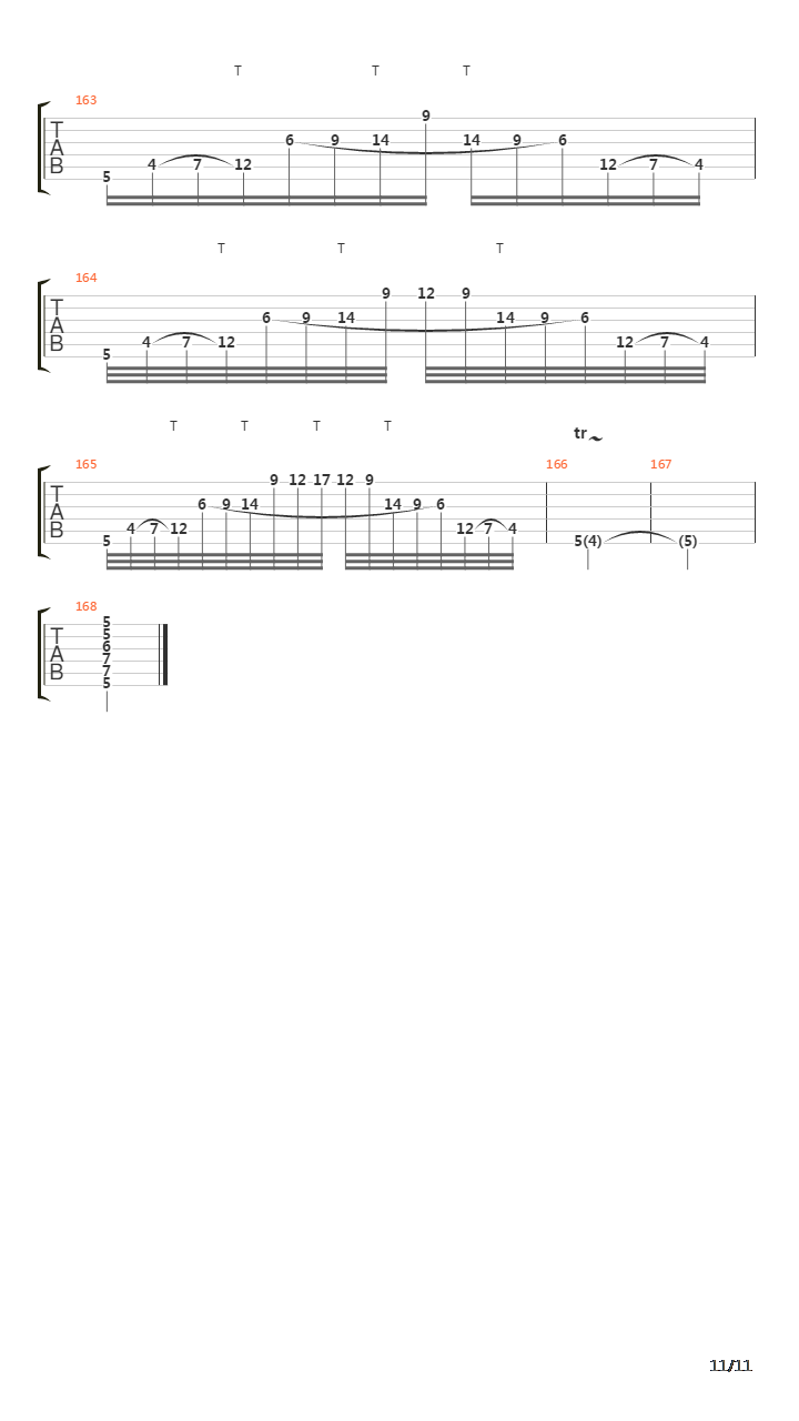 二十四首随想曲 No 24吉他谱