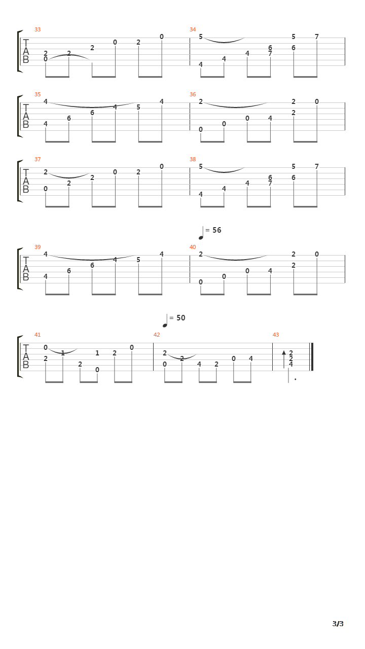 The First Snowflakes(初雪)吉他谱