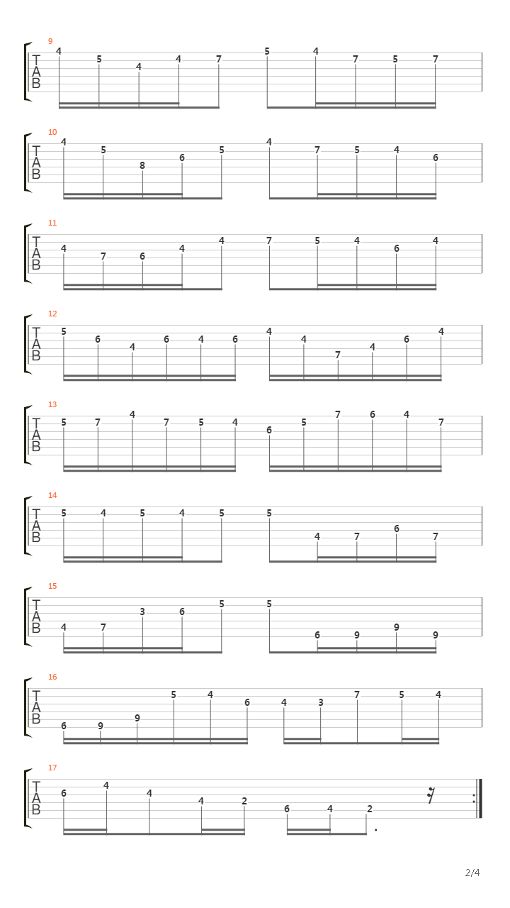 Gigue From Sonata N 3 For Violin吉他谱