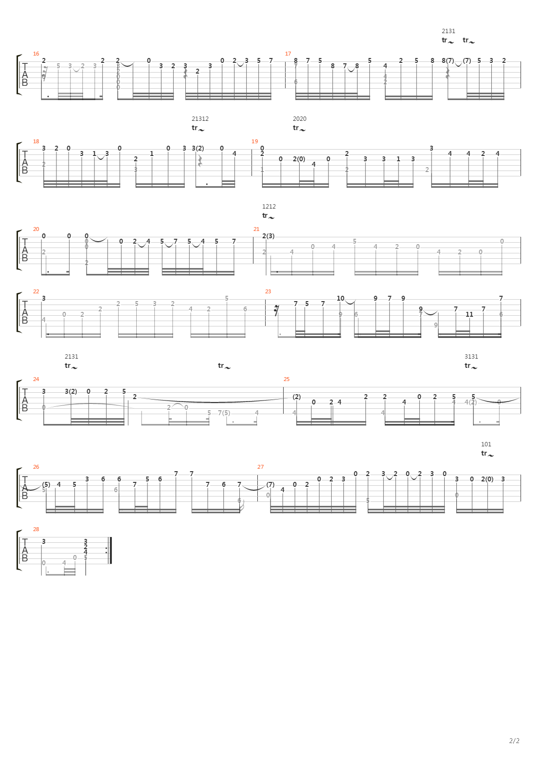Bwv 825 Sarabande吉他谱