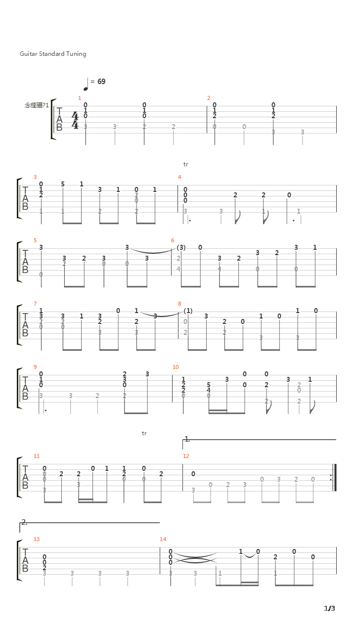 Air On A G String吉他谱