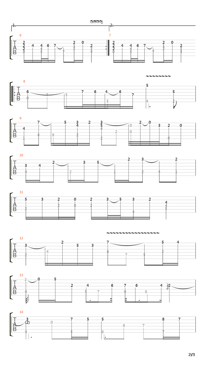 Air On The G String吉他谱