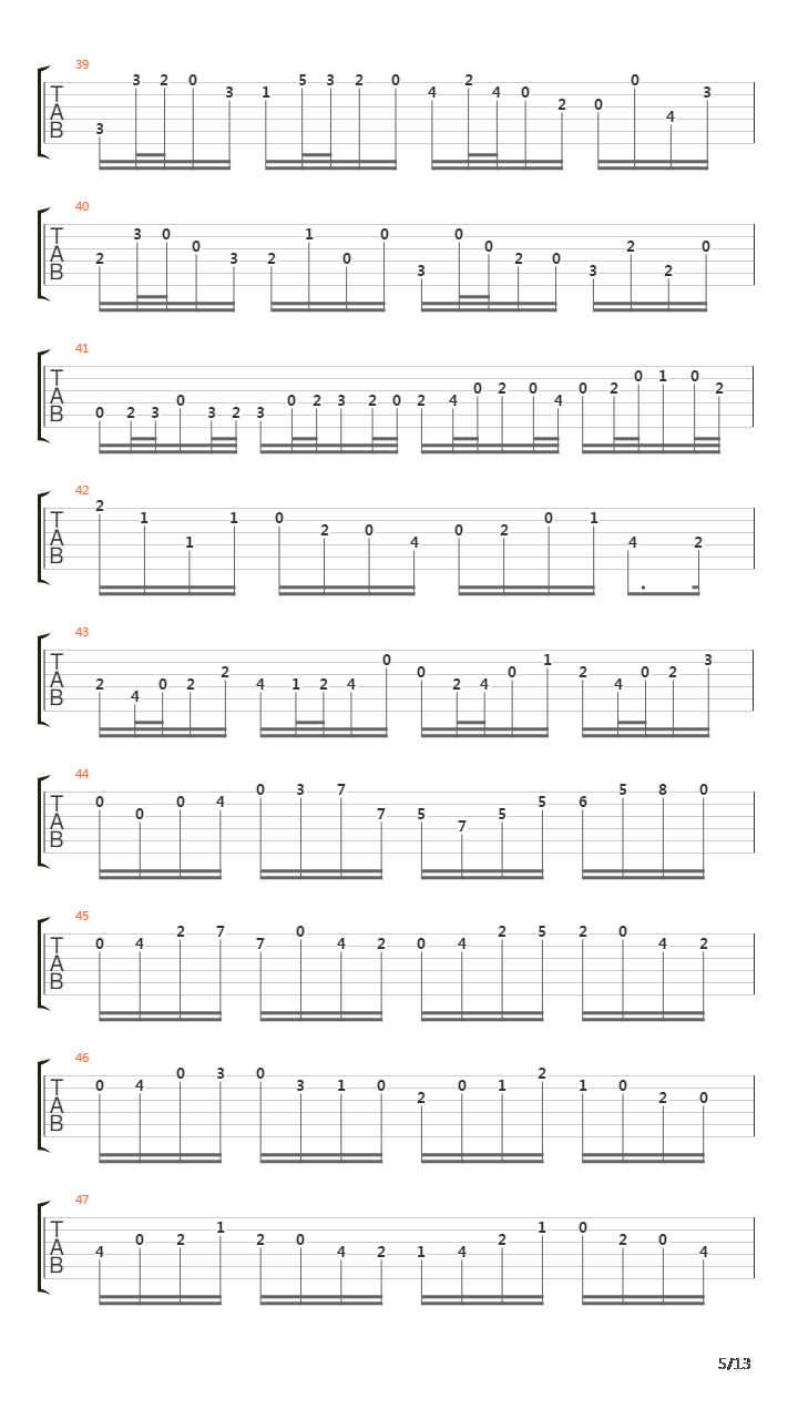 Allegro吉他谱