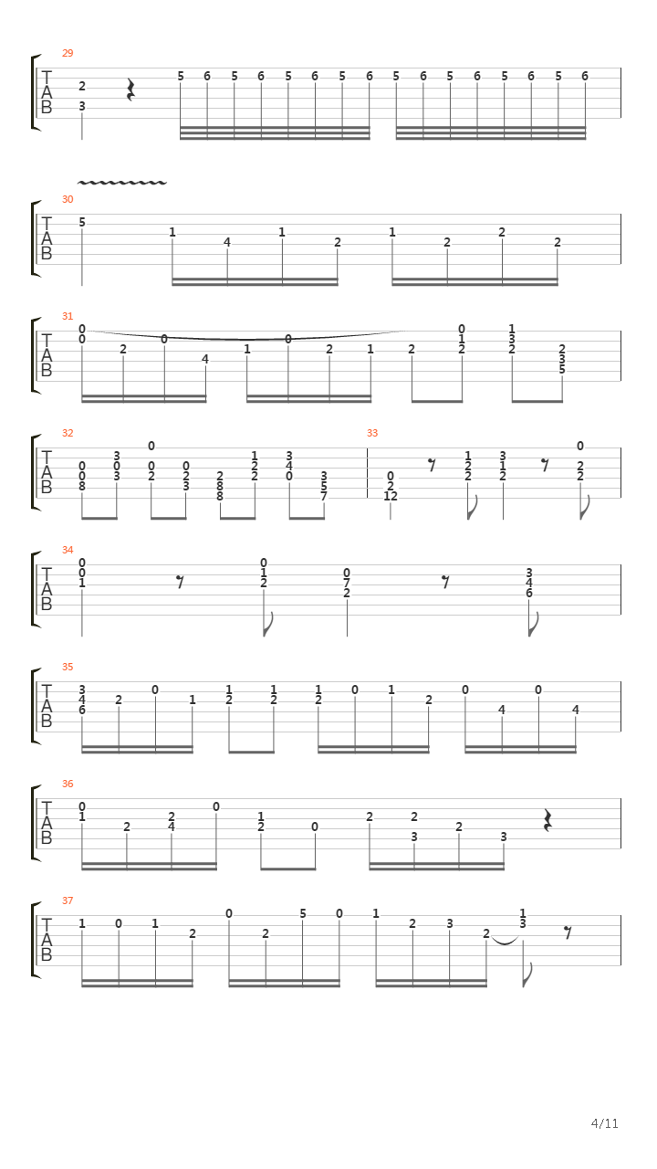 Bwv 538 Toccata吉他谱