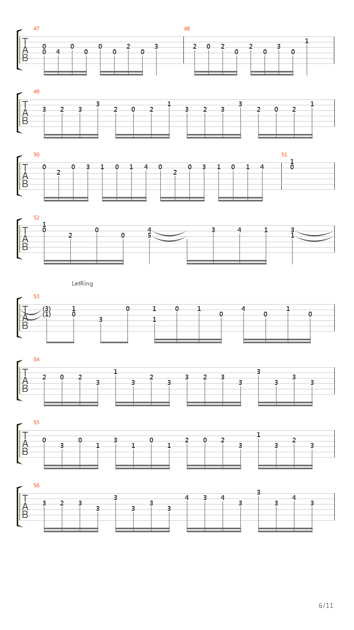 Bwv 538 Toccata吉他谱