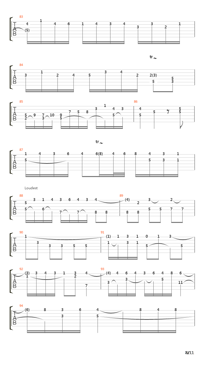 Bwv 582 Passacaglia Fugue吉他谱